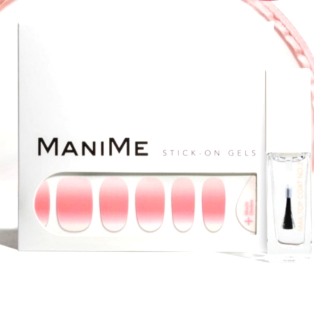 Manime Standard Size Stick On Gels in Mochi Ombre